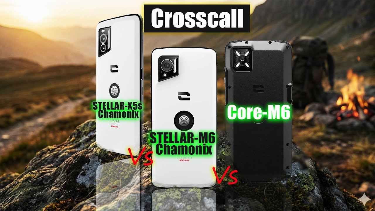 Crosscall STELLAR-X5s Chamonix vs STELLAR-M6 Chamonix vs Core-M6 — Outdoor Phone's Specs Comparison