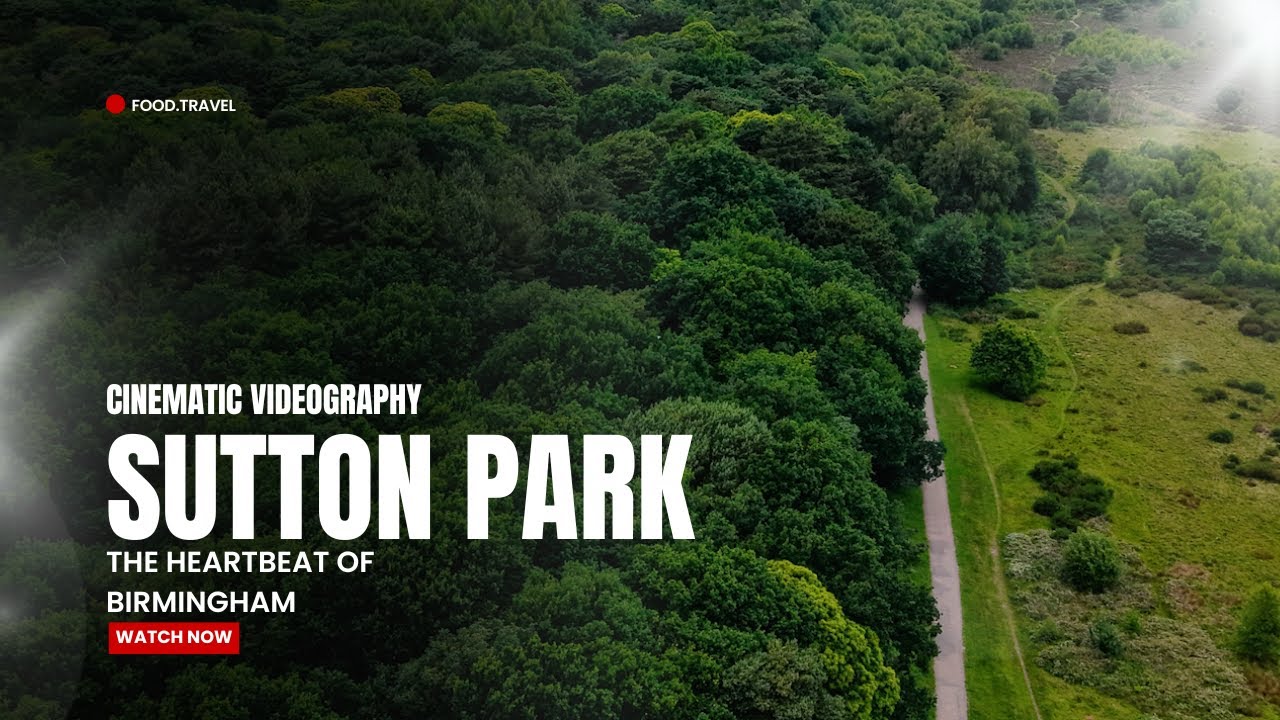 Aerial Views of Sutton Park in Birmingham, 4K UHD HDR!