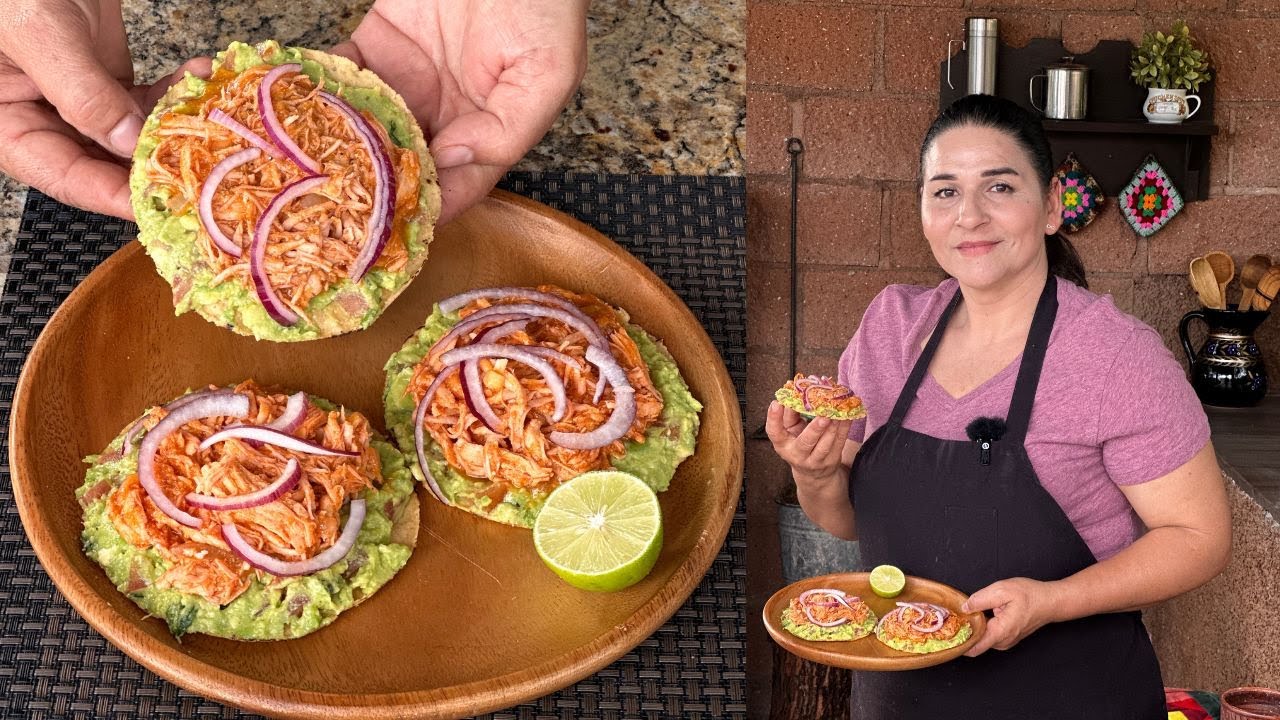 Tinga de Pollo en Tostadas - Receta de Cuaresma - La Herencia de las Viudas