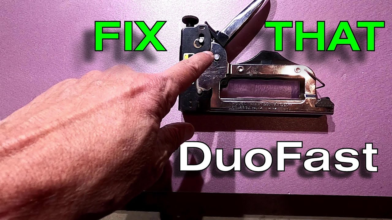 How-to Clear a Jam [DuoFast Stapler]