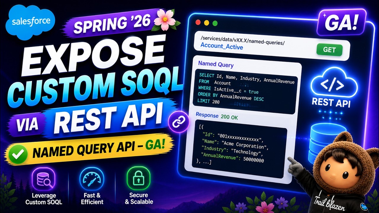 🚀 Salesforce Spring &rsquo;26: Предоставление доступа к пользовательским запросам SOQL через REST API (...