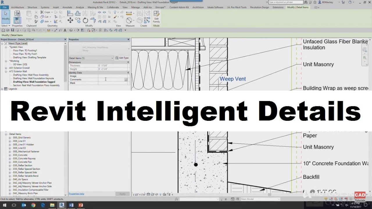 Creating Intelligent Details in Revit