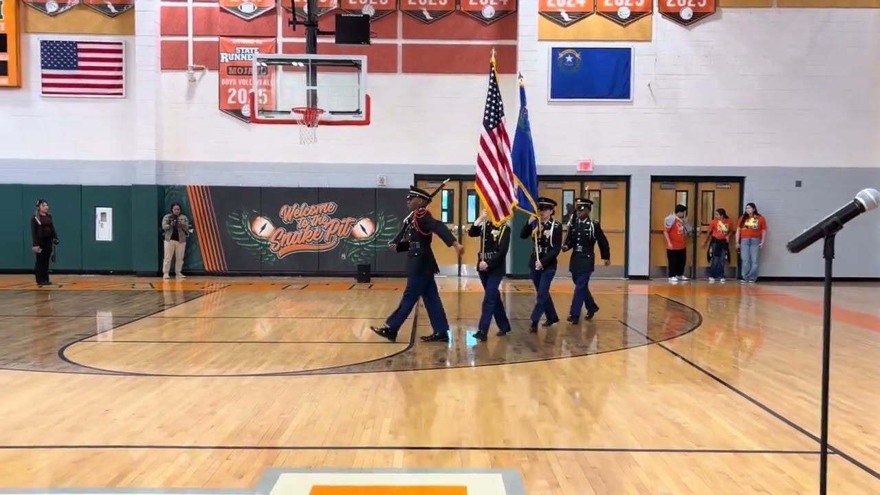 Color Guard // Present Arms // Beginning Of National Anthem 