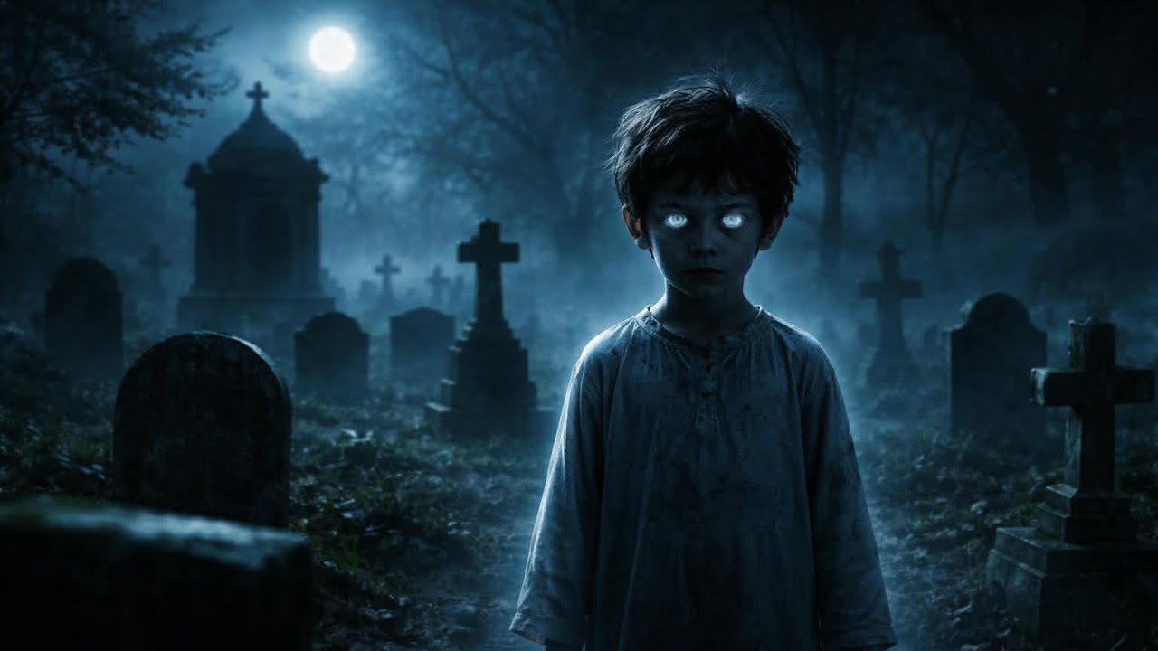 NO debí entrar a este panteón de noche… un NIÑO FANTASMA me estaba mirando