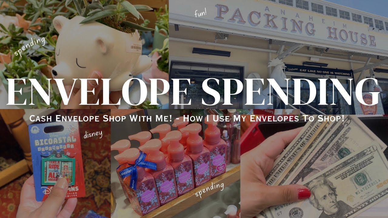 Shop With Me Spending From My Envelopes | How I Shop Using Cash Envelopes | Target, Disney, Kohls