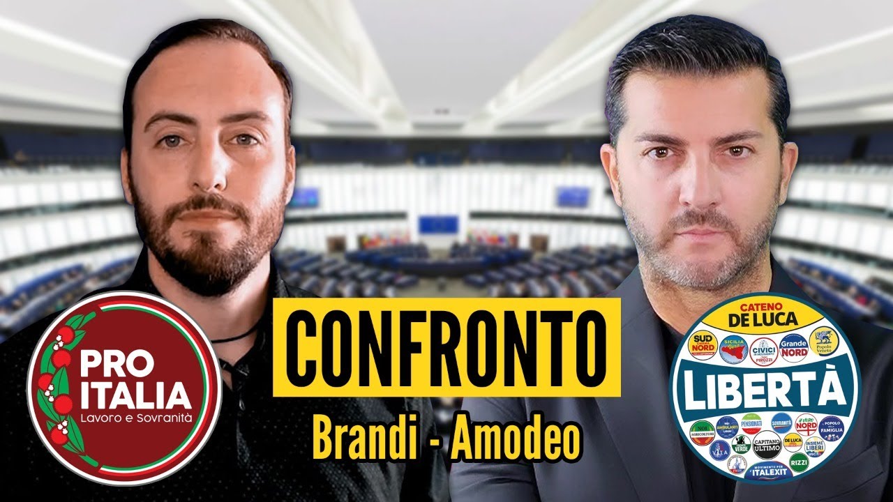 Matteo Brandi e Francesco Amodeo a confronto sulle elezioni europee