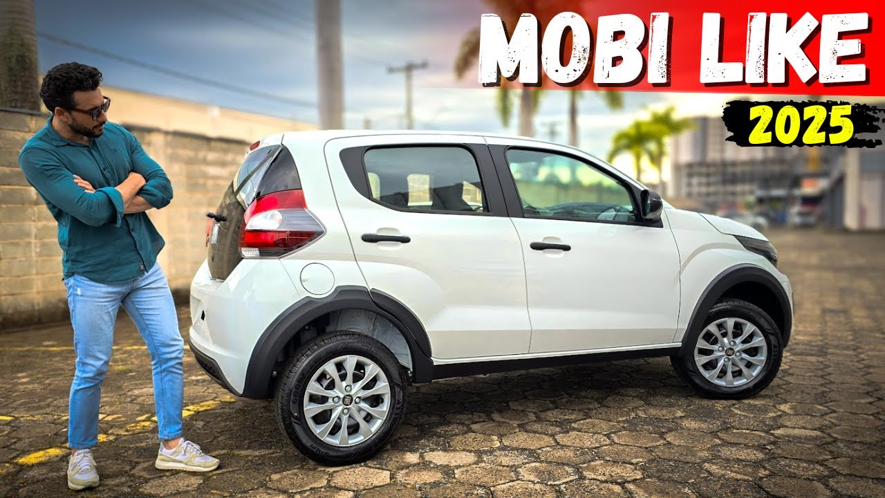 FIAT MOBI LIKE 2025 agora mais completo