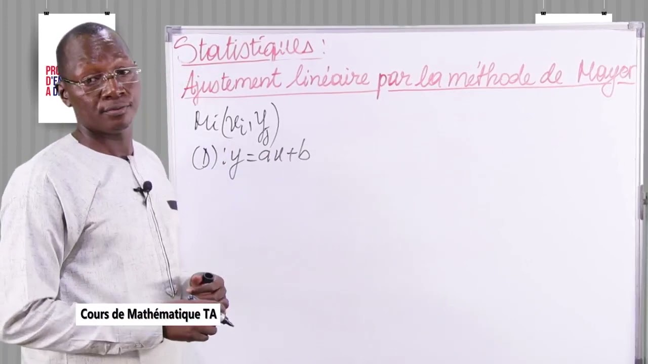 Leçon 96 Ajustement linéaire par la méthode de Mayer