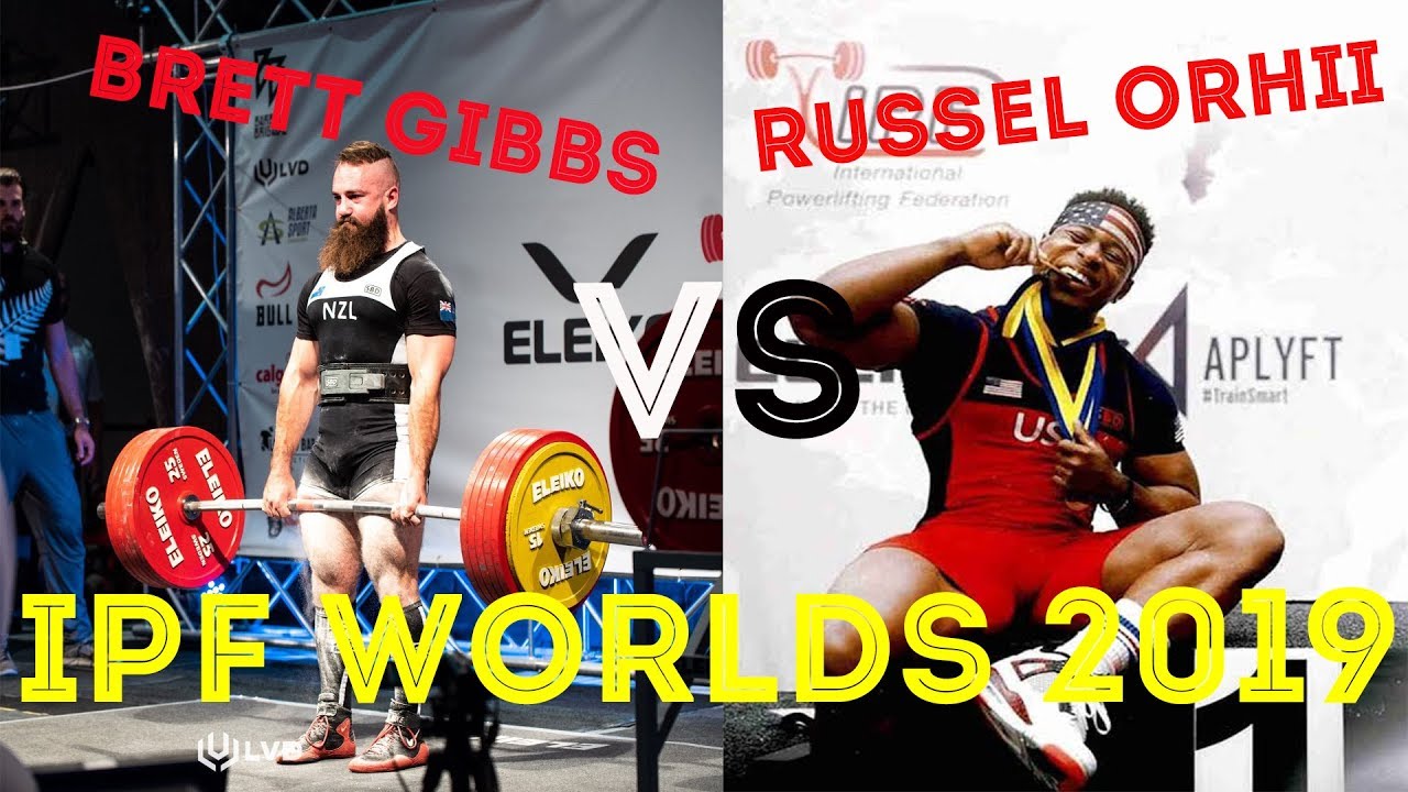 The Battle of Brett Gibbs vs Russel Orhii @ 83kg IPF World Classic Powerlifting 2019