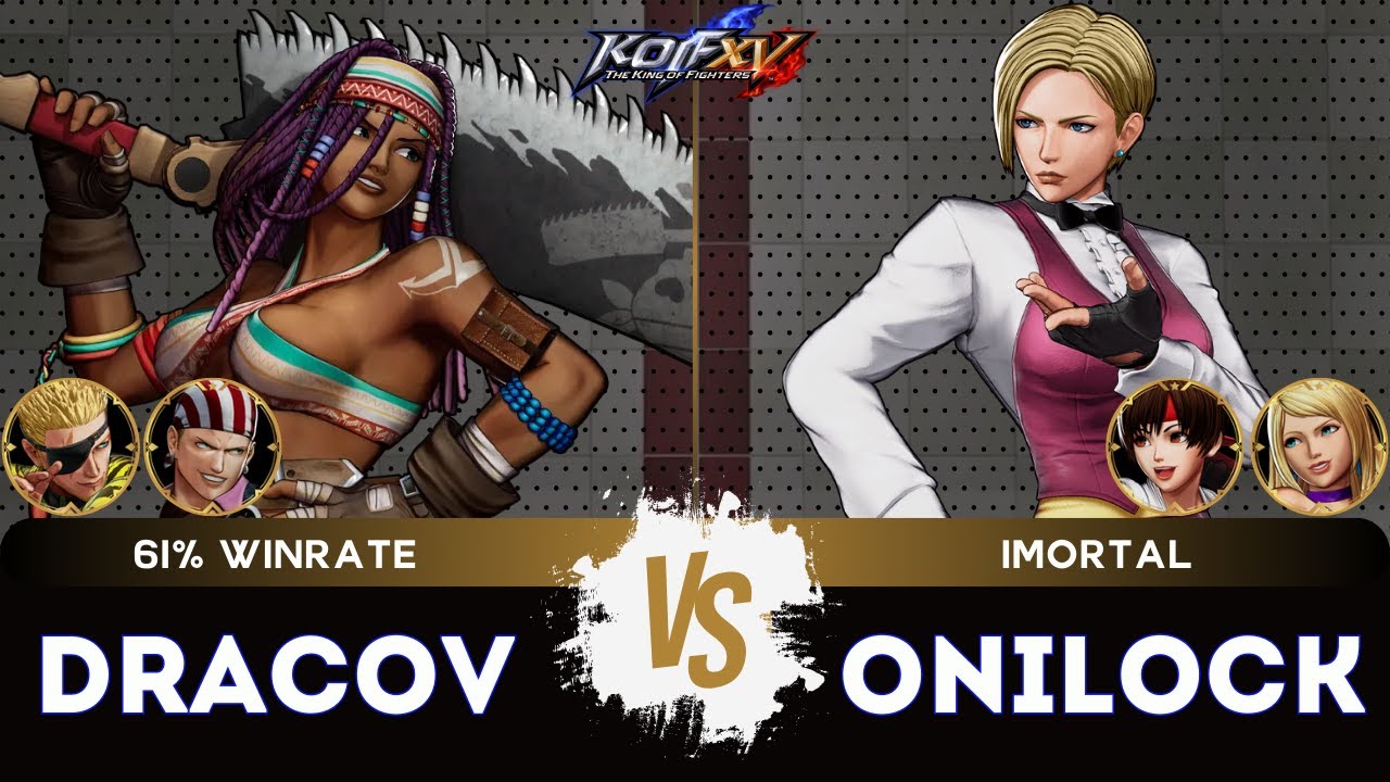KOF XV ▰ DRACOV (Darli/Billy/Ram&oacute;n) 🆚 ONILOCK (King/Yuri/B.Jenet) 🎞️Replay Match - 1/26