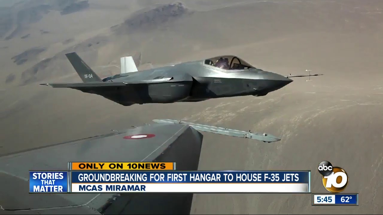 Groundbreaking for first hangar to house F-35 jets