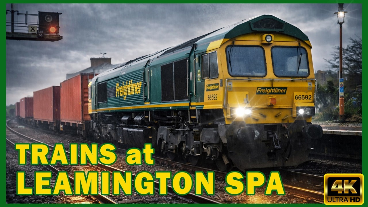 CLASS 68s, Top & Tail class 66s, voyagers and MORE! @ 7 hrs at LEAMINGTON SPA