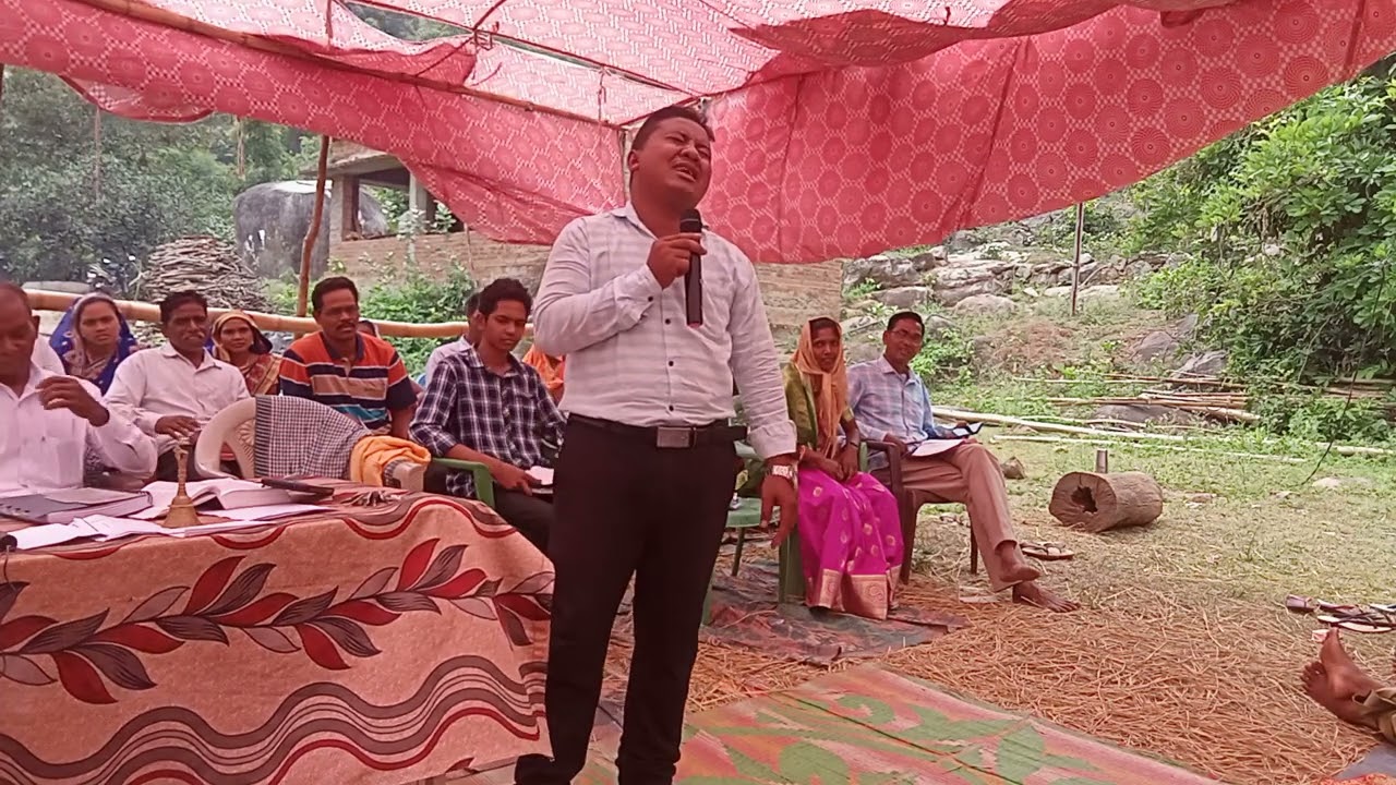 Triya L.N.M Triya samaj 6th students annual conference ,preaching by Santosh gamango