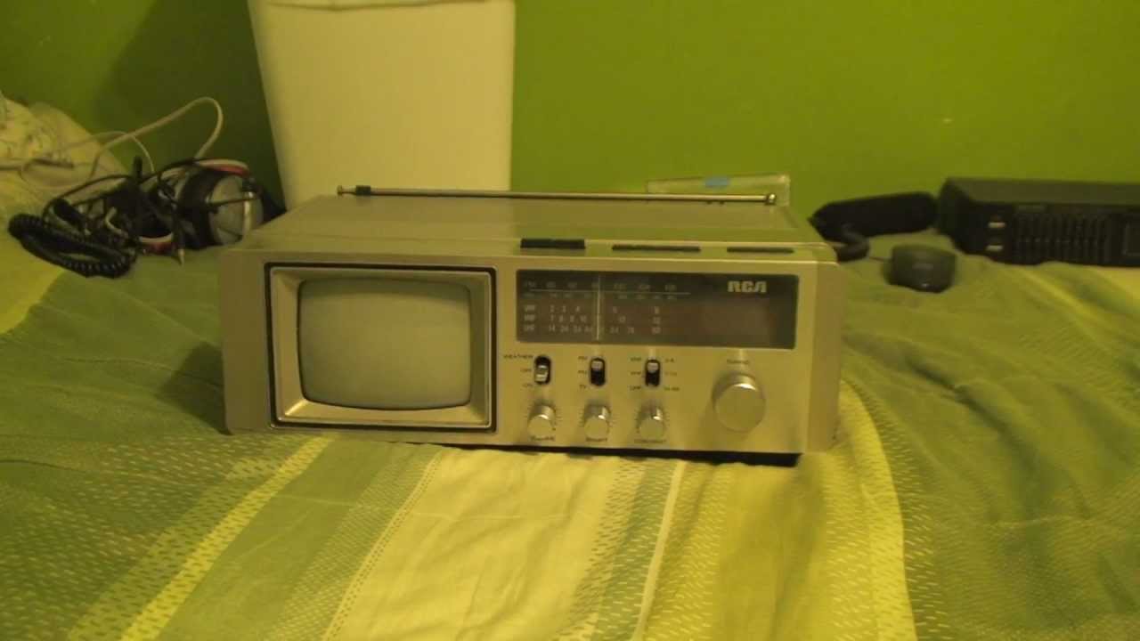 RCA Portable TV/Radio/Clock