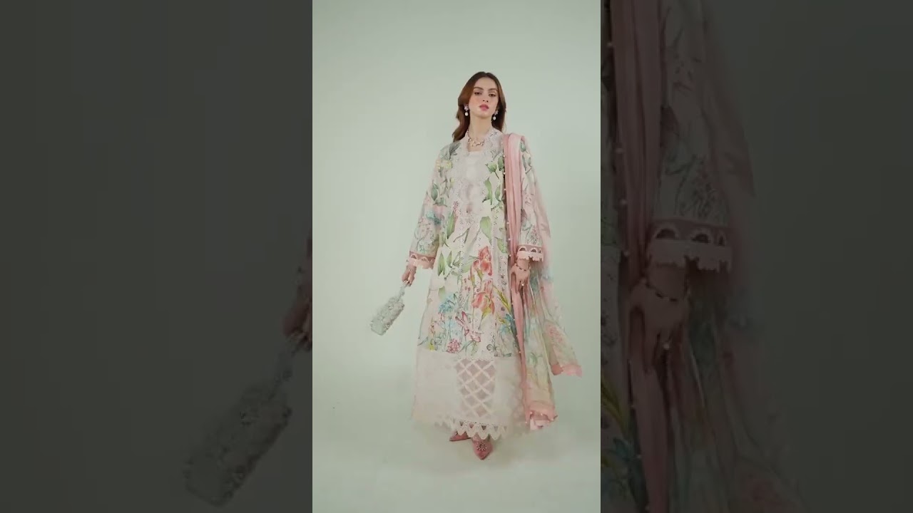3 Piece Unstitched Printed Lawn Suit   MPT 2502 A – Maria B  Designs PK