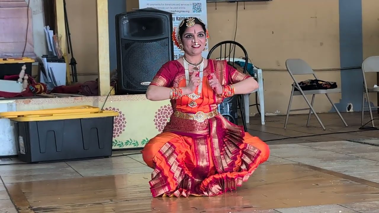 Devotional Performance by a Devotee in a Temple - Part 1