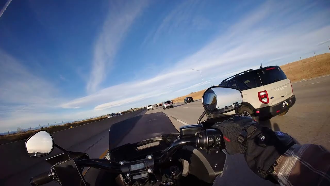 Harley Ride on Colorado Highway with Lofi Beats