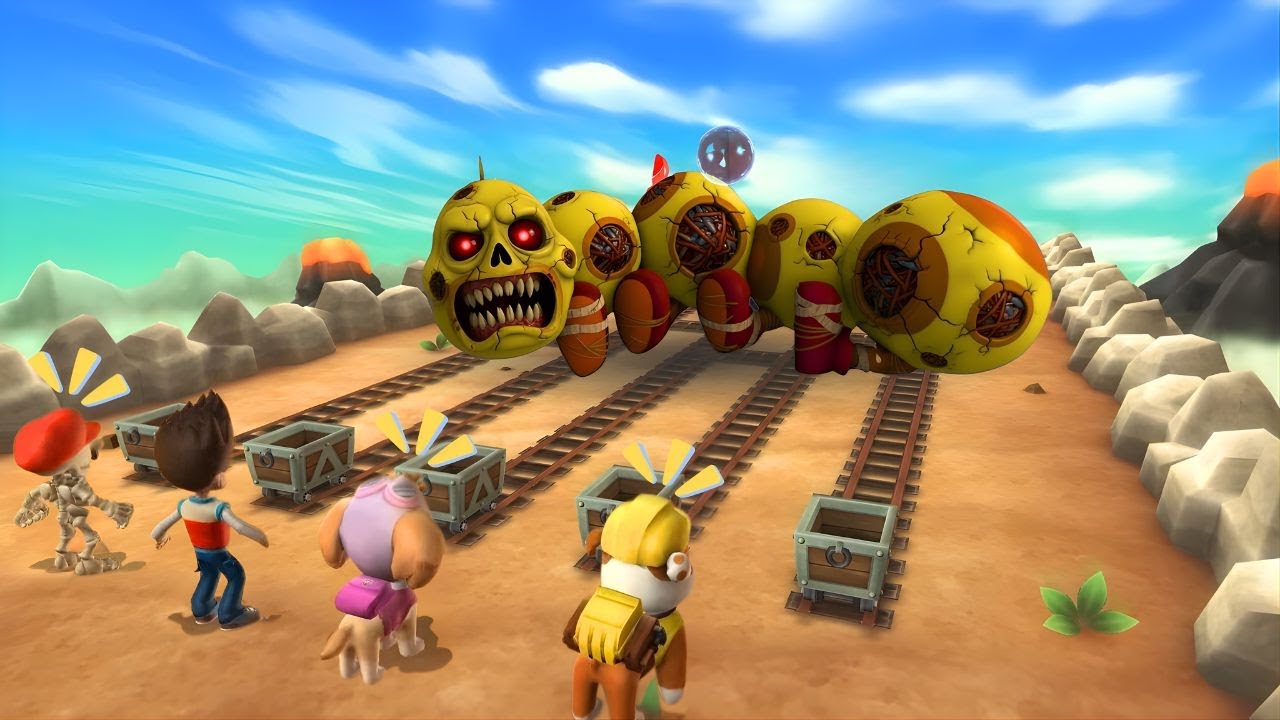 Mario Party 9 | Skeleton Mario vs Ryder vs Skye vs Rubble (INSANE!)