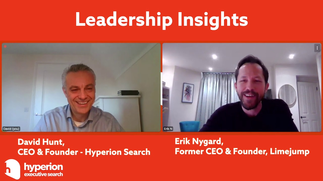 LEADERSHIP INSIGHTS #9 Featuring: Erik Nygard, Former CEO & Founder, Limejump