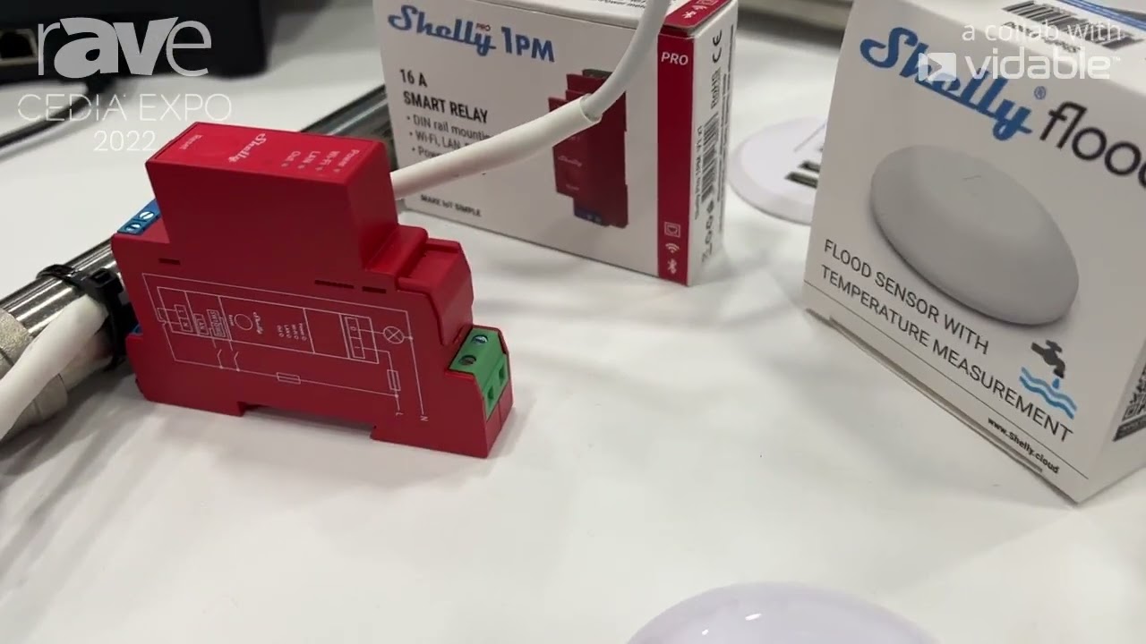 CEDIA Expo 22: Allterco Robotics US Debuts Shelly Flood, Flood Sensor and Shelly 1PM Relay Switch