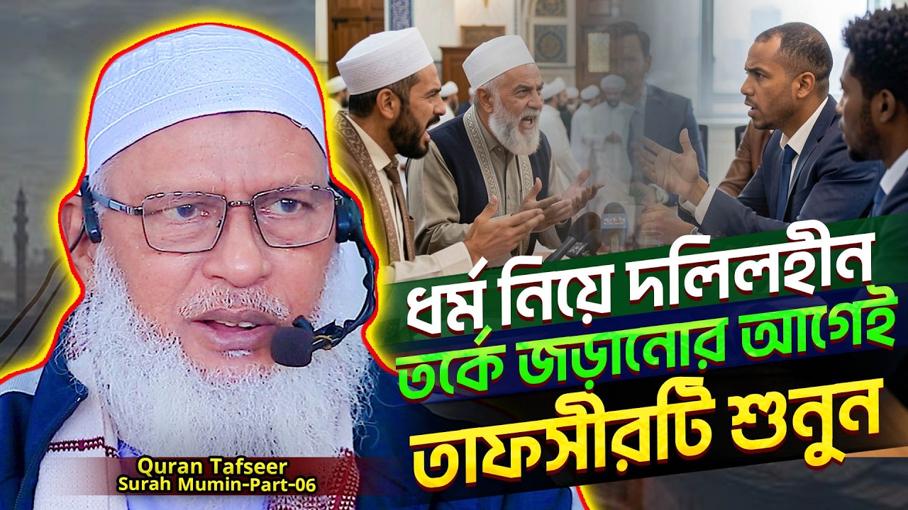 বুদ্ধিমান মানুষ কিন্তু পথভ্রষ্ট কিভাবে বুজবেন শুনুন⁉️সূরা আল্‌ মু'মিন বাংলা তাফসীর (Part-06)