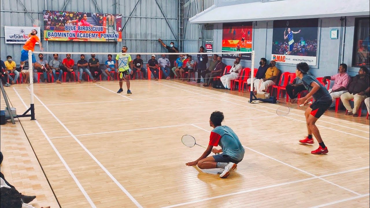 ROSHAN/SHIJAS V/SJAMSHEED/AKASH ALL KERALA DOUBLES BADMINTON TOURNAMENT BBC PONNANI