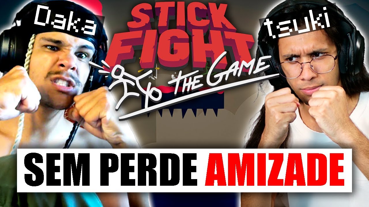 2 IDIOTAS SAINDO NA MÃO NO STICK FIGHT (Daka jogou sujo)