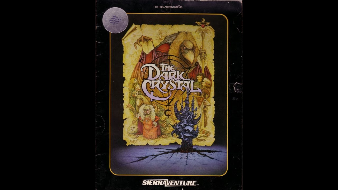 Hi-Res Adventure #6: The Dark Crystal (Atari 400/800) - gameplay