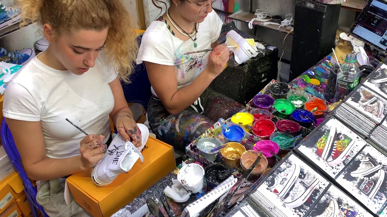 Kokoart - Sneakers kreativ bemalen - London Camden Market