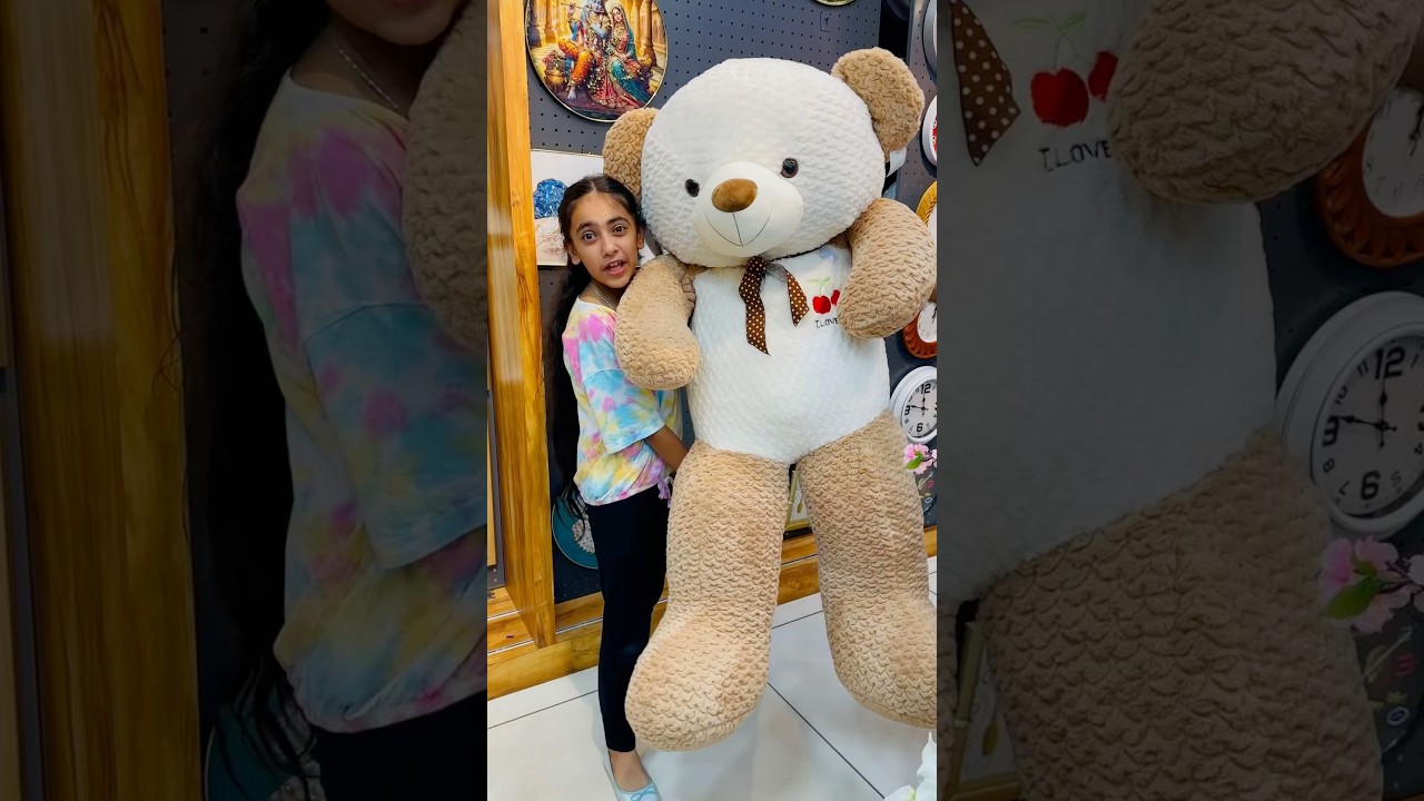 Rishabh ke liye kon sa Teddy Lena chahiye 🤔😂 #shorts #samayranarula #siblings