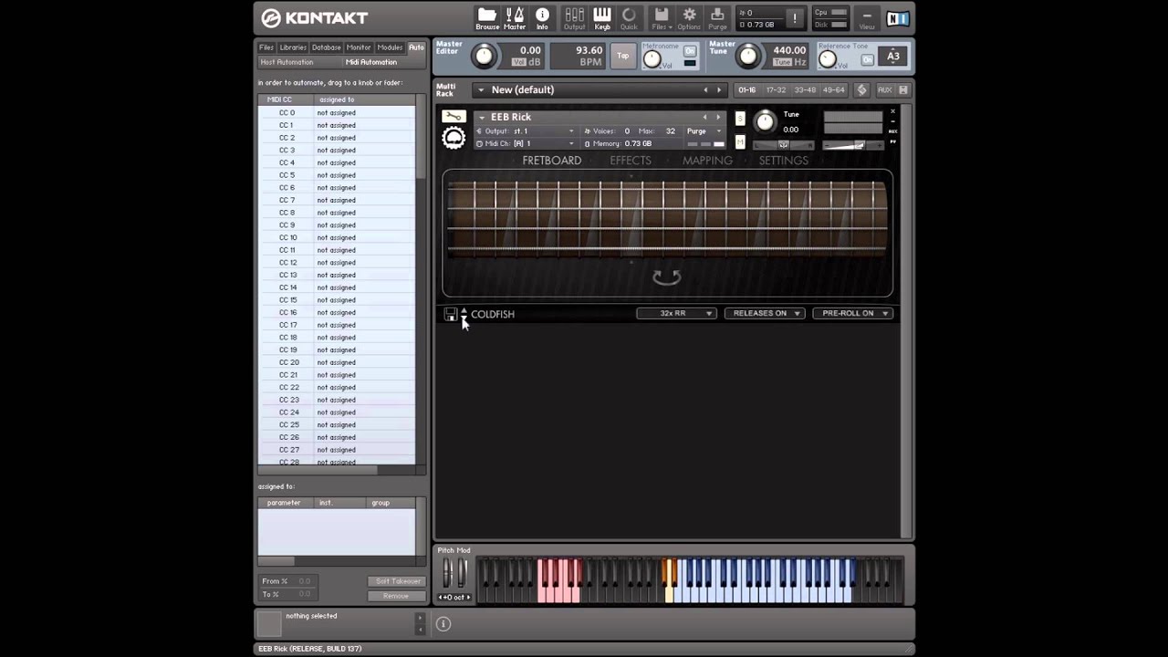 Evolution Electric Bass Rick - Presets