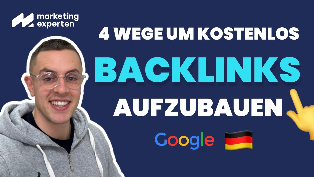 4 einfache Wege KOSTENLOS Backlinks aufzubauen [Deutsch]