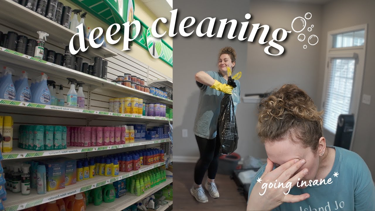 finally DEEP CLEANING the townhouse + PACKING