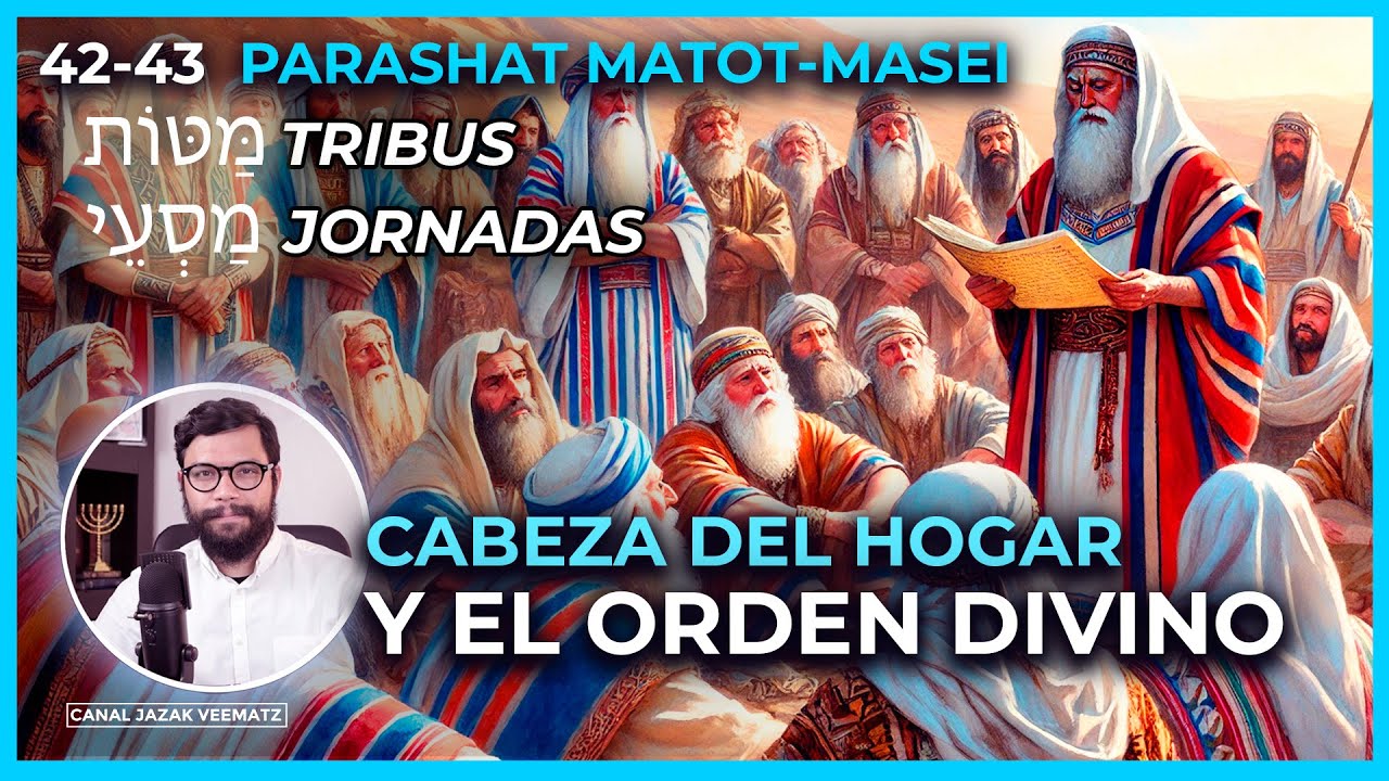 CABEZA Y EL ORDEN EN EL HOGAR   | #42-43 PARASHA MATOT MASEI  (TRIBUS Y JORNADAS) #tiemporeal #torah