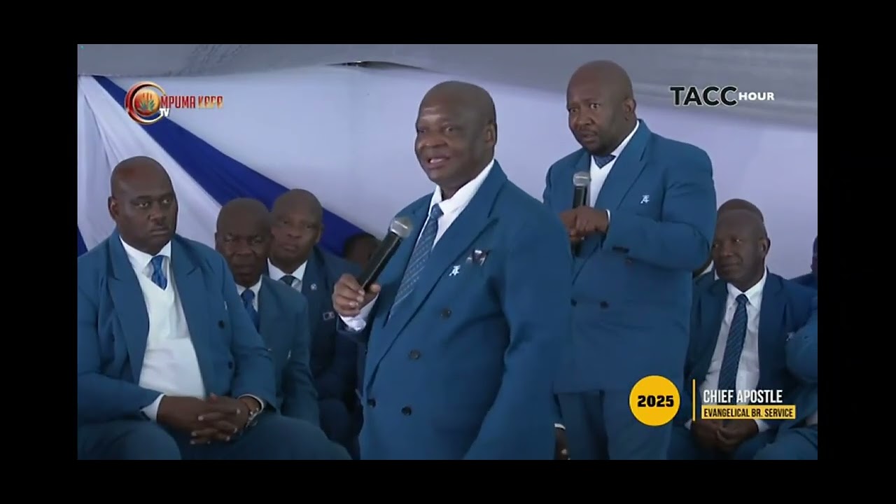 TACC National Evangelical Brothers Gathering Prayer Service - Sermon by Chief Apostle Nongqunga