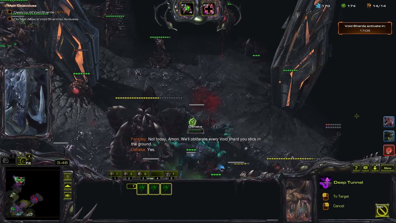 Starcraft Co-op - Rifts to Korhal Speedrun in 5:31 (Abathur P2 + Dehaka P1, Brutal)
