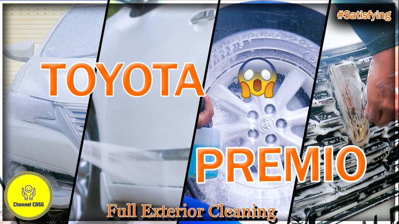 TOYOTA PREMIO (2019) Full Exterior Cleaning l ❄Snow Foam Washing ❄ l #satisfying #detailing