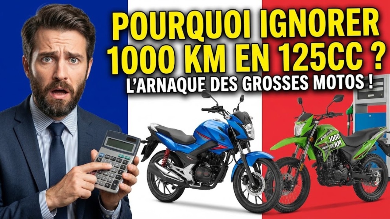 Pourquoi les Français ignorent les motos 125cc qui font 1000 km avec un plein