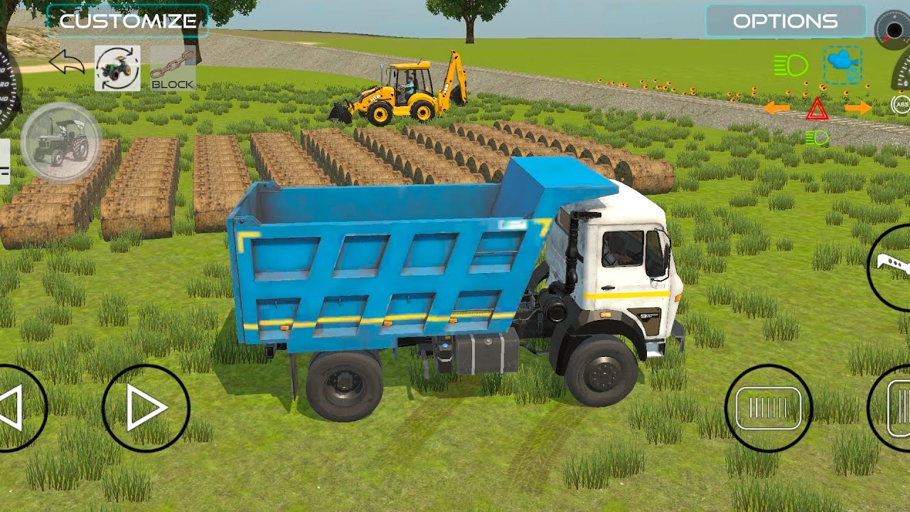 JCB vs Tata Truck Wood Loading Challenge | IVS Gameplay #truck​ #jcb​ #tractor​ #dumper​ #games​ 