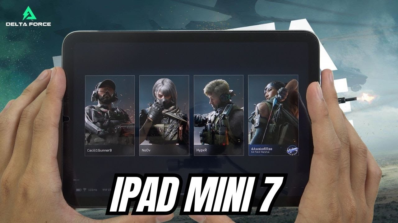 iPad Mini 7 test game Delta Force | Apple A17 Pro