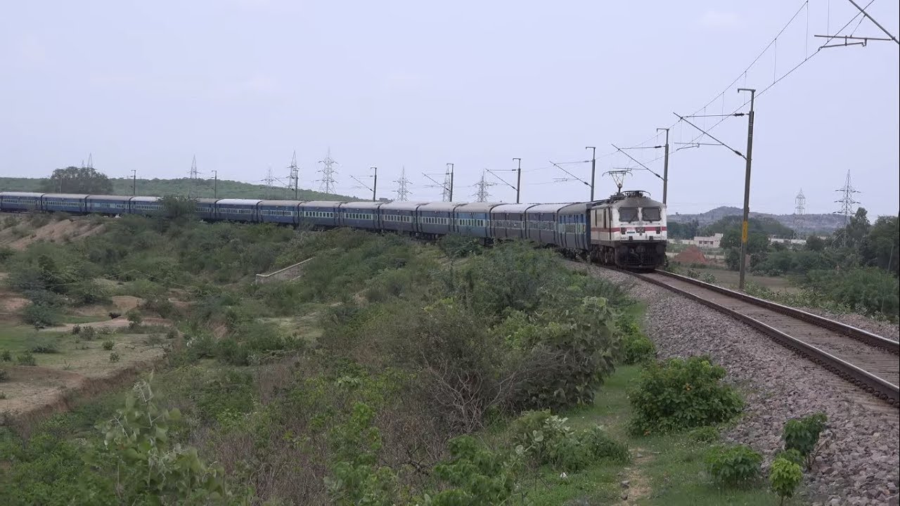 Supreme Panoramic Out Of The World Spiral Railway Coverage In Rural Datia, Madhya Pradesh !!!!