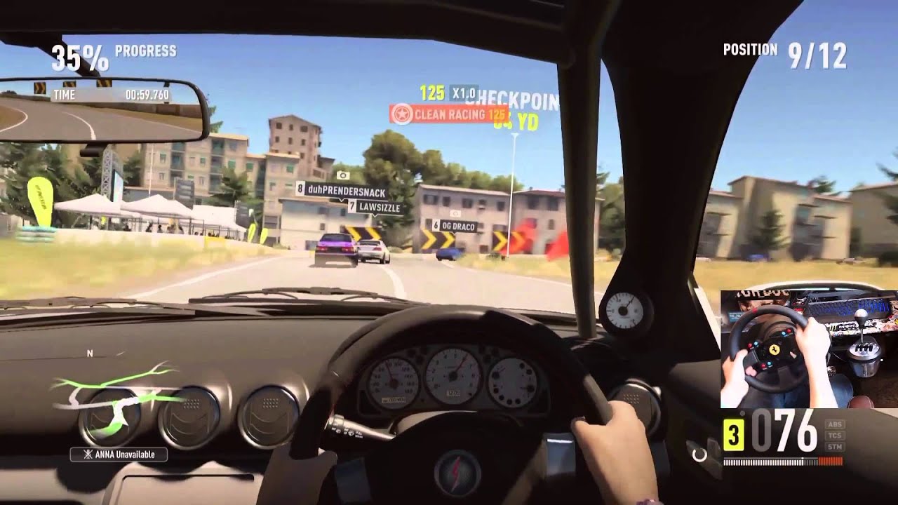 Forza Horizon 2 LP Ep35 NEEDS MORE DOWNFORCE! w/Thrustmaster Wheel Cam | SLAPTrain
