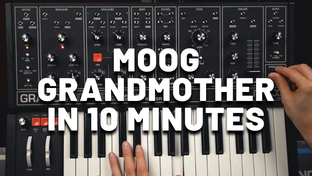 Moog Grandmother – 10 Minutes Synth Exploration | Sound Demo (No Talking)