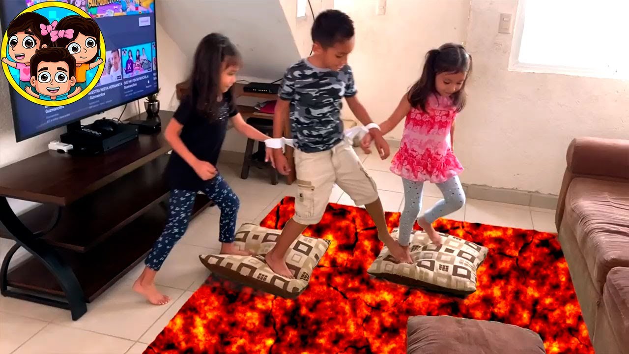 EL PISO ES LAVA | RETO | Guzmancitos