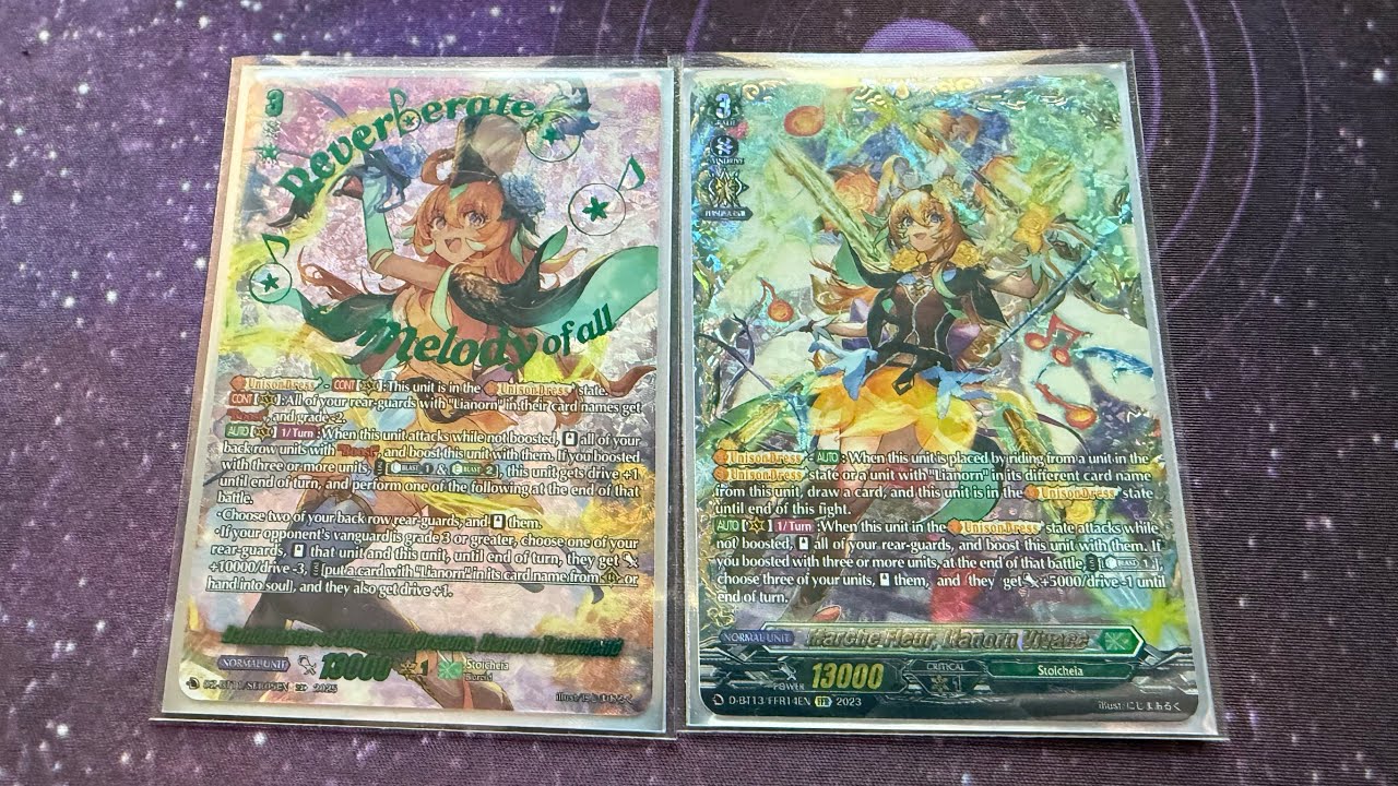 Cardfight Vanguard Standard Lianorn Traumend Deck Profile