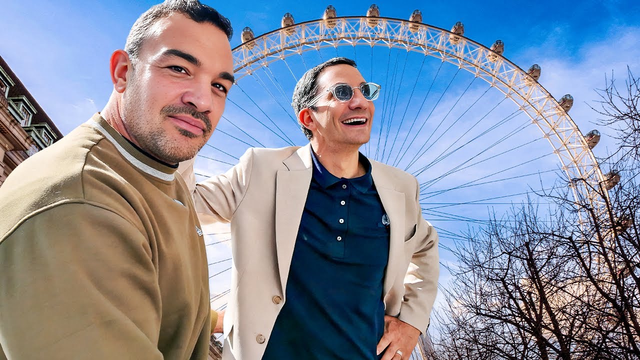 PASEO EN BICI Y CHARLA EN EL LONDON EYE CON JUAN MINUJÍN