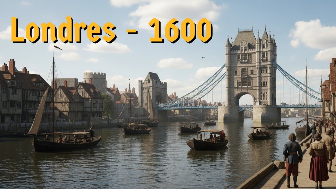 Londres 1600 (Reconstru&ccedil;&atilde;o por IA)
