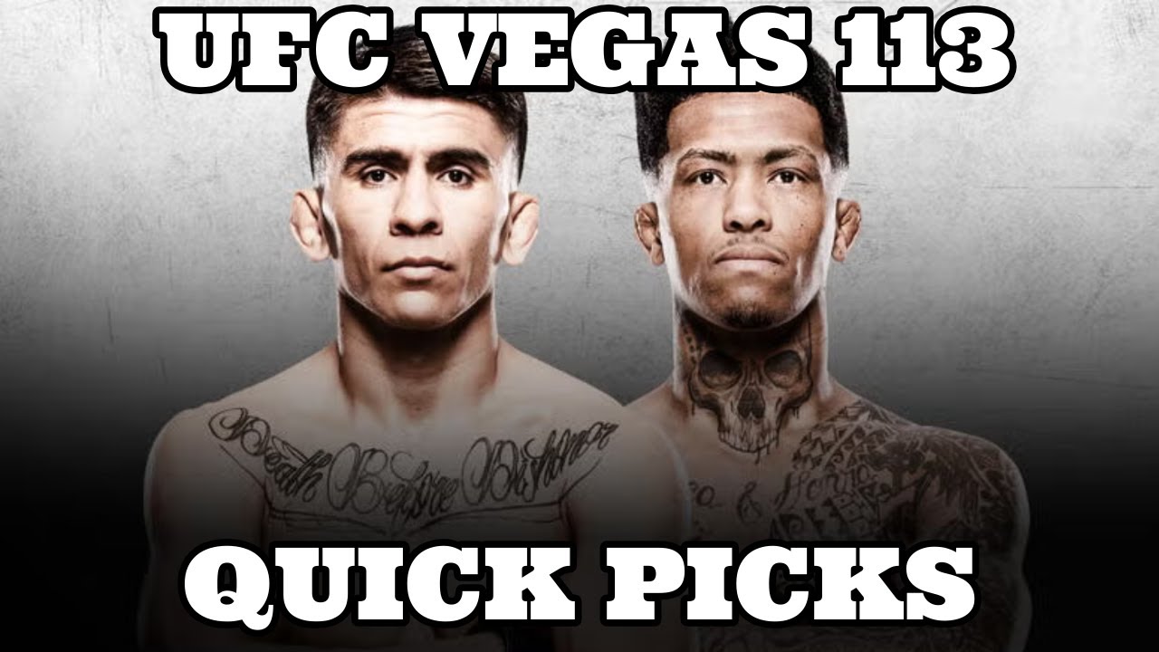 UFC Vegas 113 Bautista vs Oliveira Quick Picks - Full Card Breakdown!!!