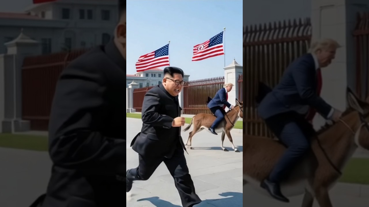 trump vs Kim joung UN #trump #kimjongun #memes #politicalcomedy