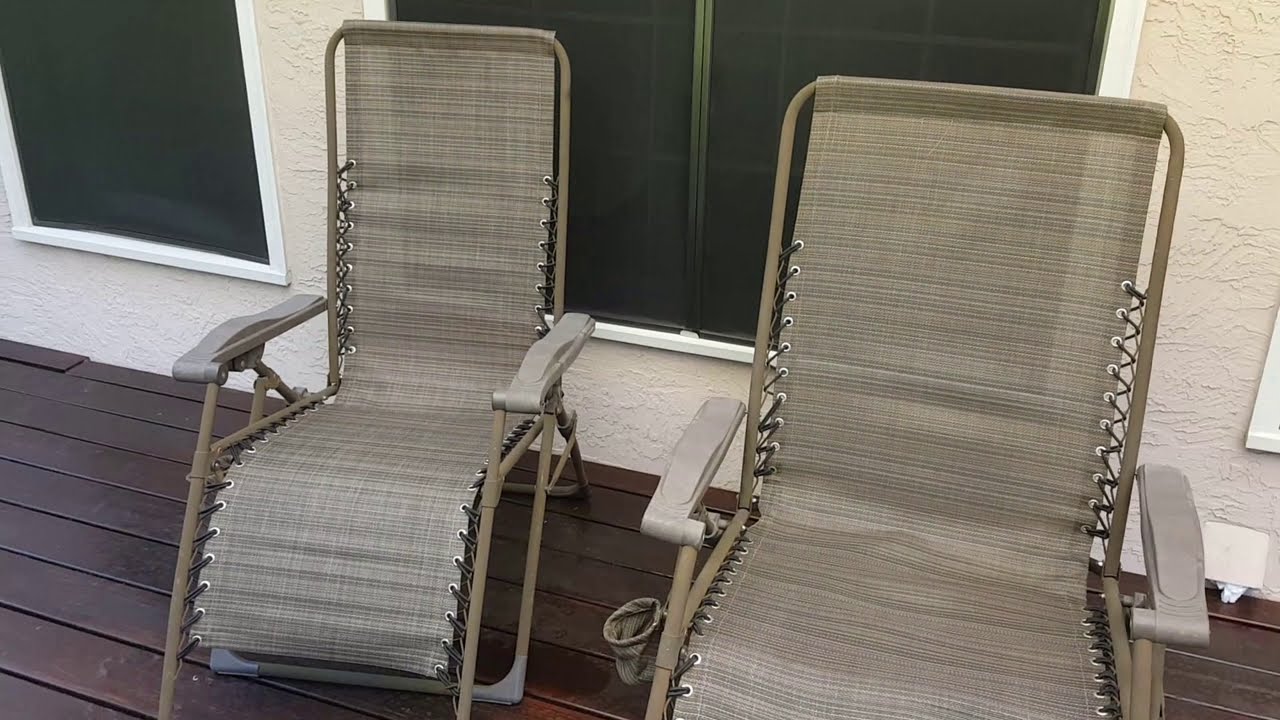 Lounge chair repair - Replacing the Cord for Zero Gravity chair